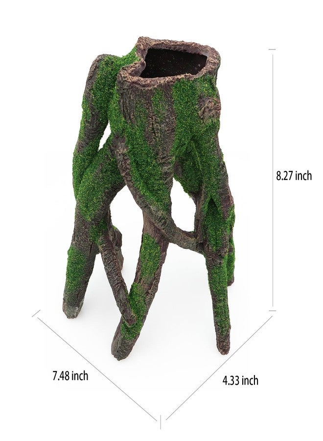 AQUA KT Aquarium Tree Stump Branch Rock Fish Hiding Place for Betta Cichlid Goldfish Fish Tank Aquarium Landscape Decoration - Image 4